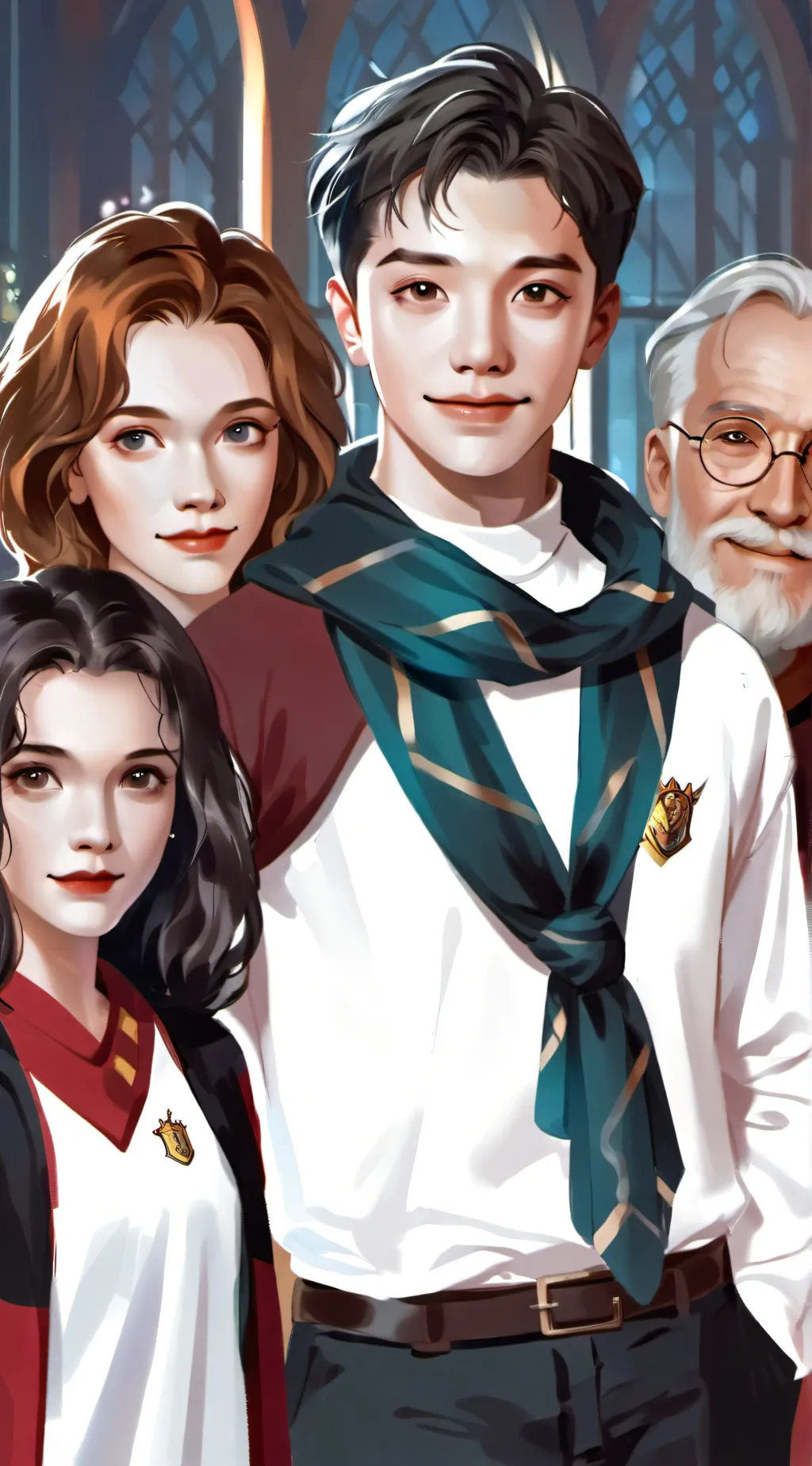 ai character: Harry Potter cast background