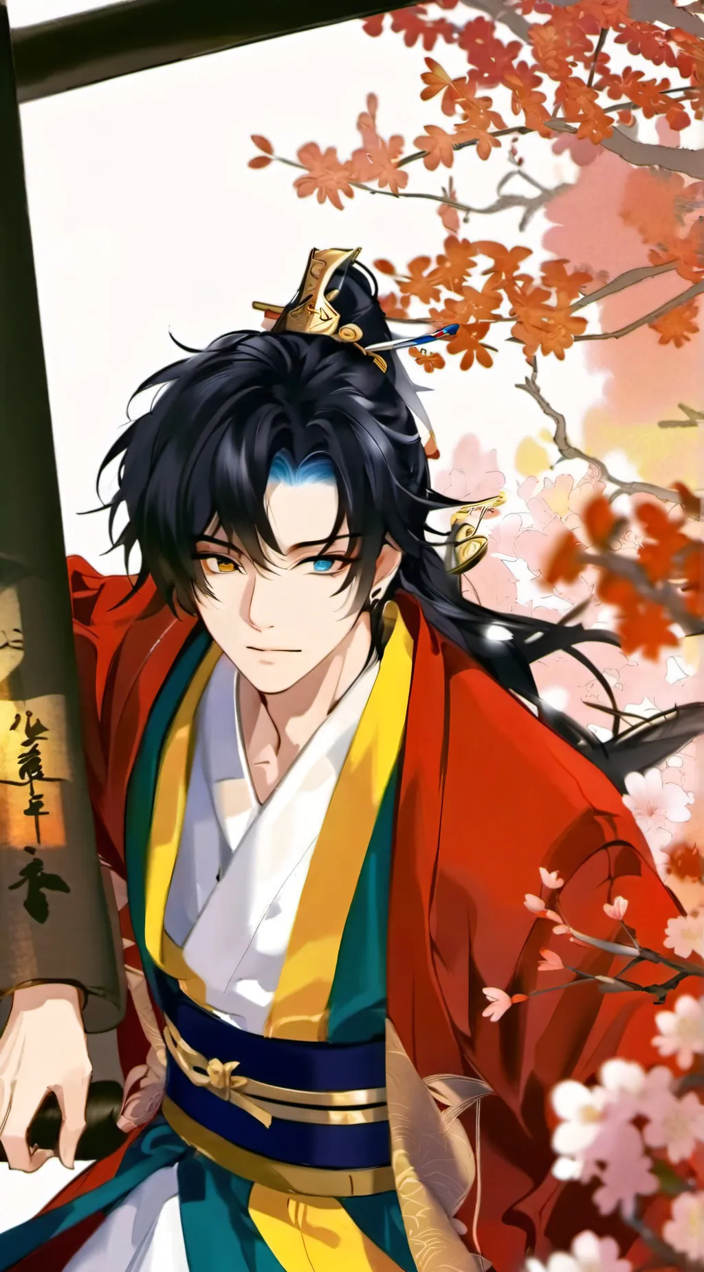 ai character: hashira background