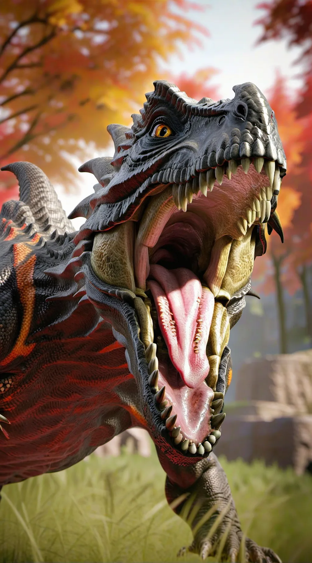ai character: indoraptor  background