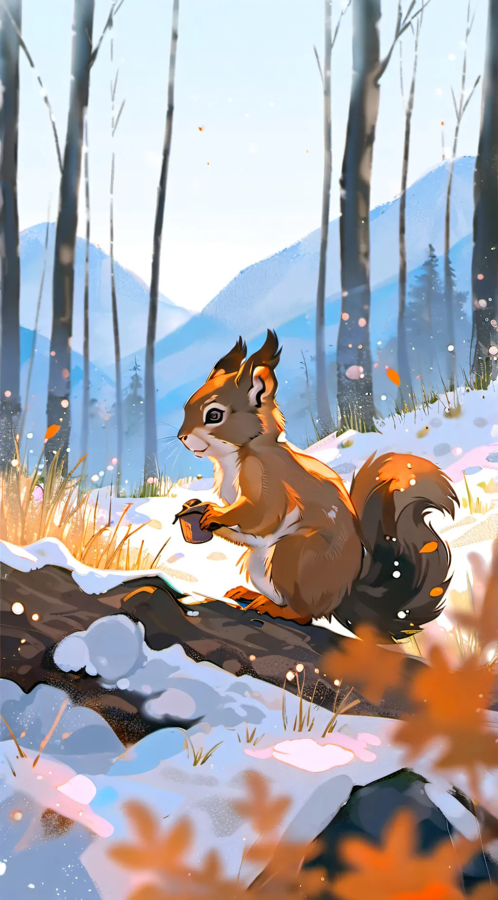 ai character: Tiny background