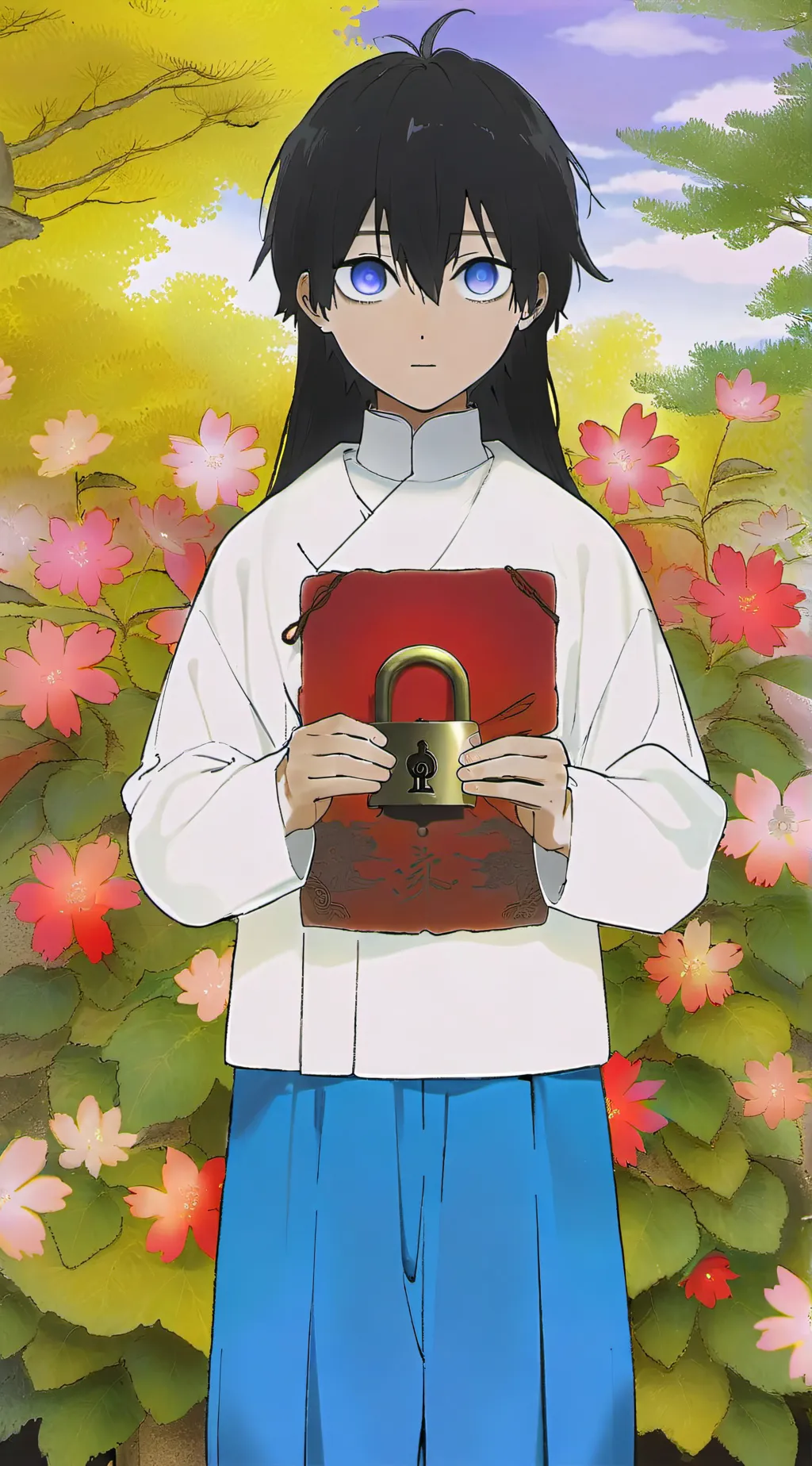 ai character: ' The Lock'… background