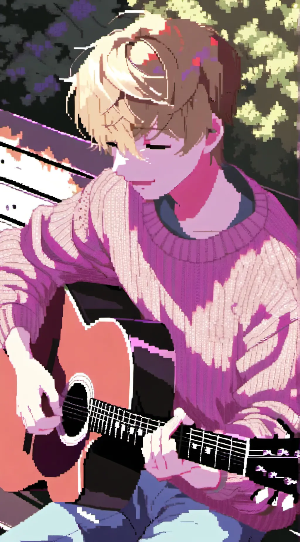 ai character: Noel background