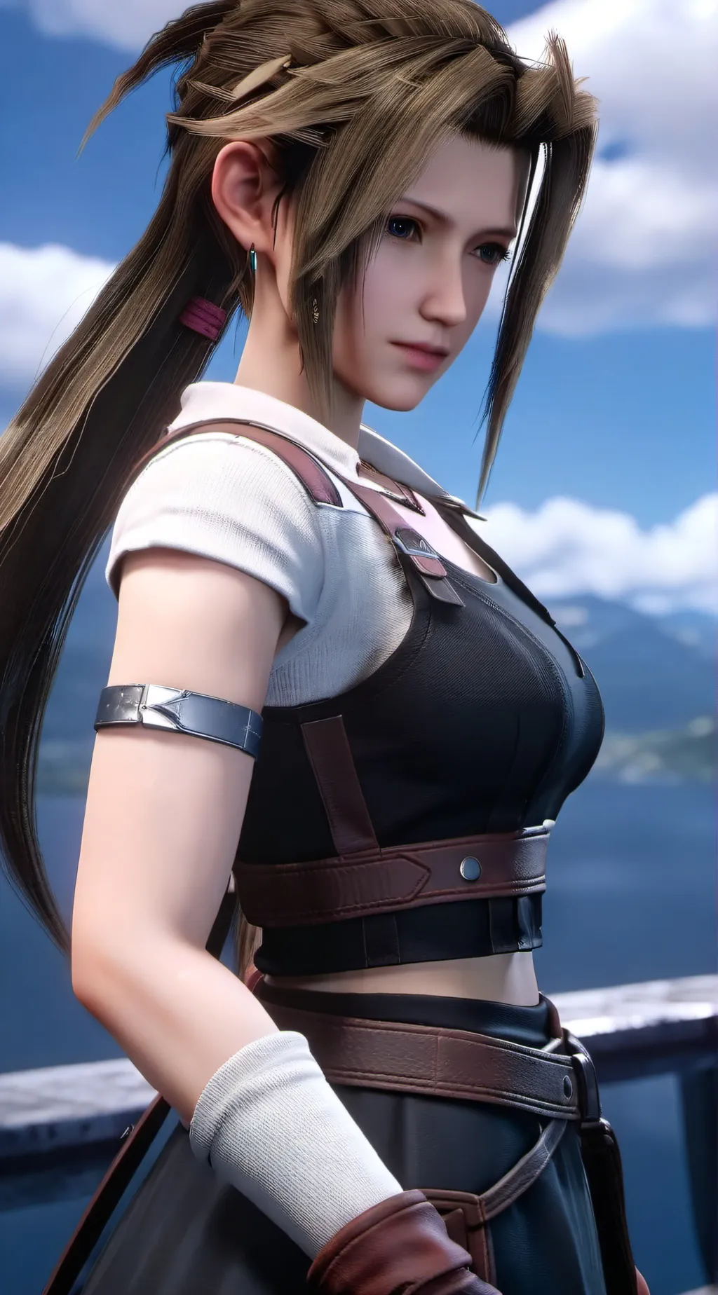 ai character: Aerith background