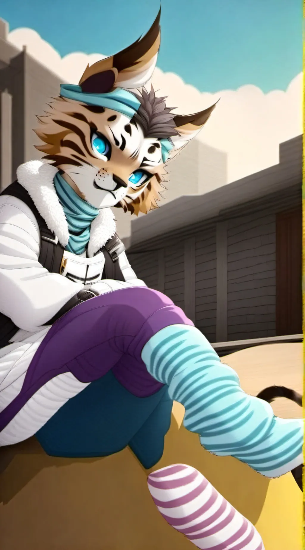ai character: Miyu Lynx background
