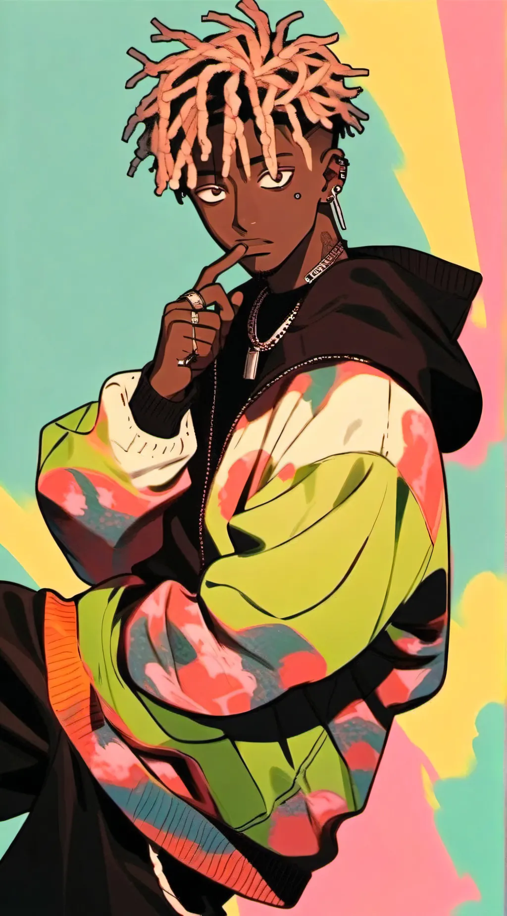 ai character: juice world background