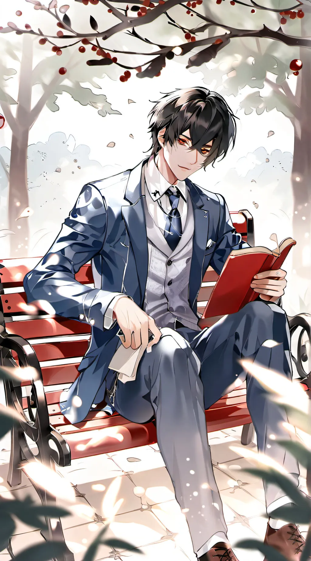 ai character: Leon background