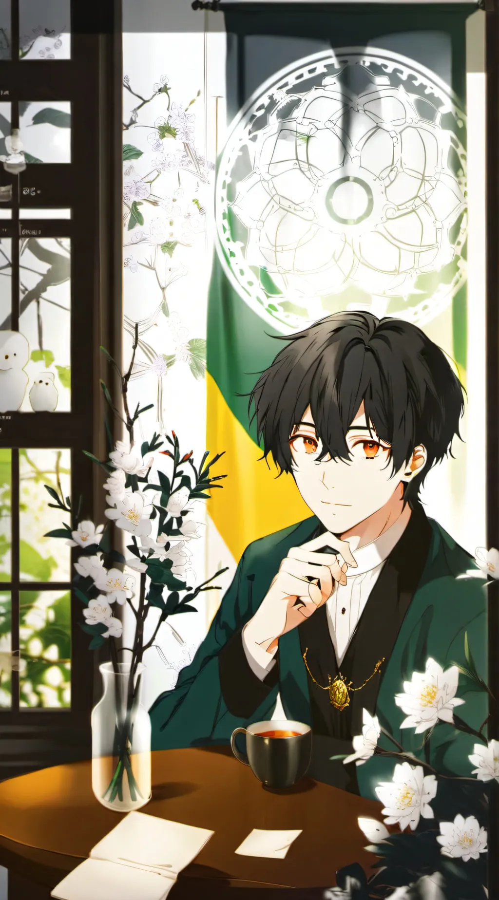 ai character: hogwarts background