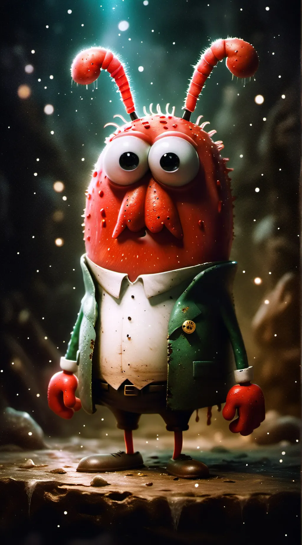 ai character: Mr krabs background