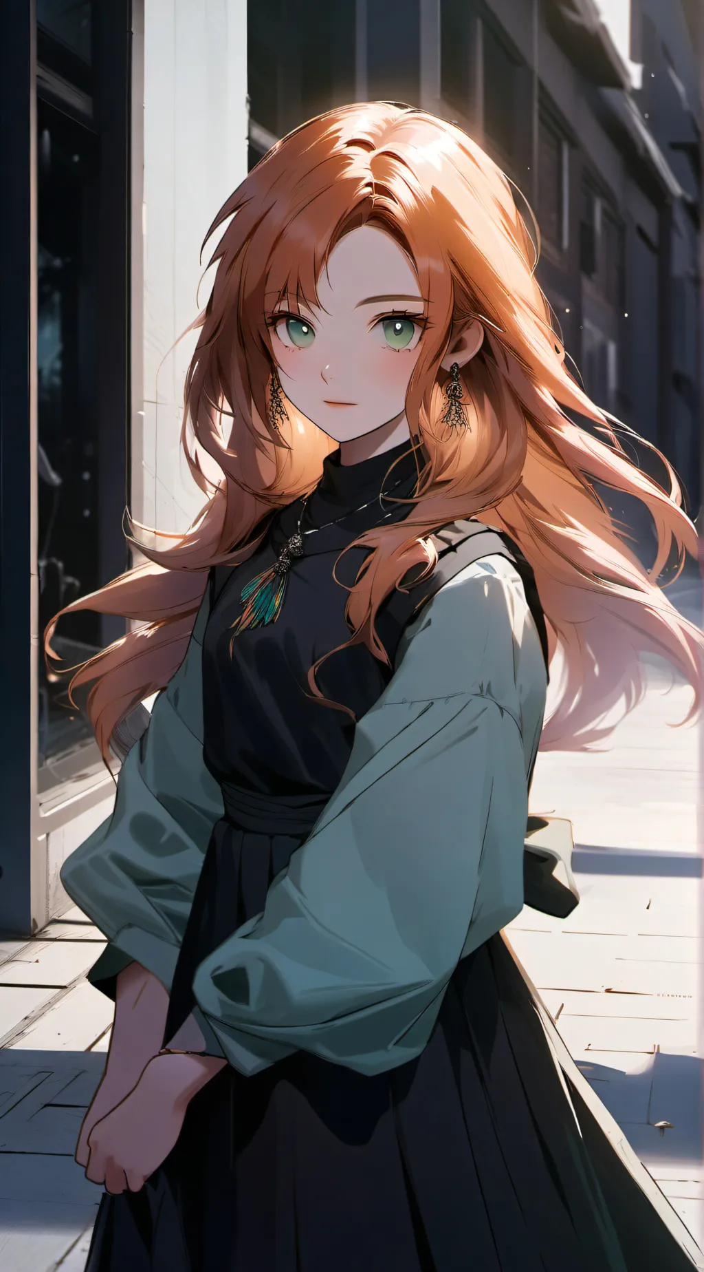 ai character: Alice Skyline background