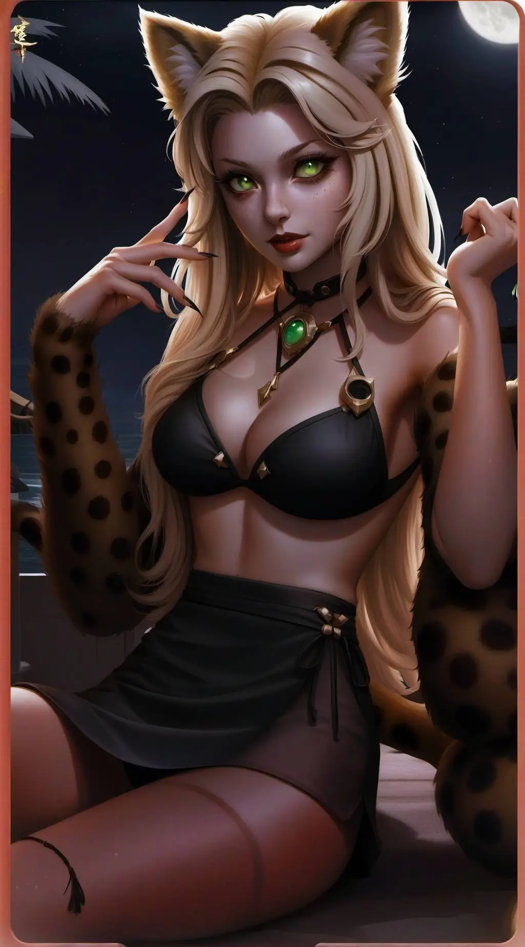 ai character: Selene background