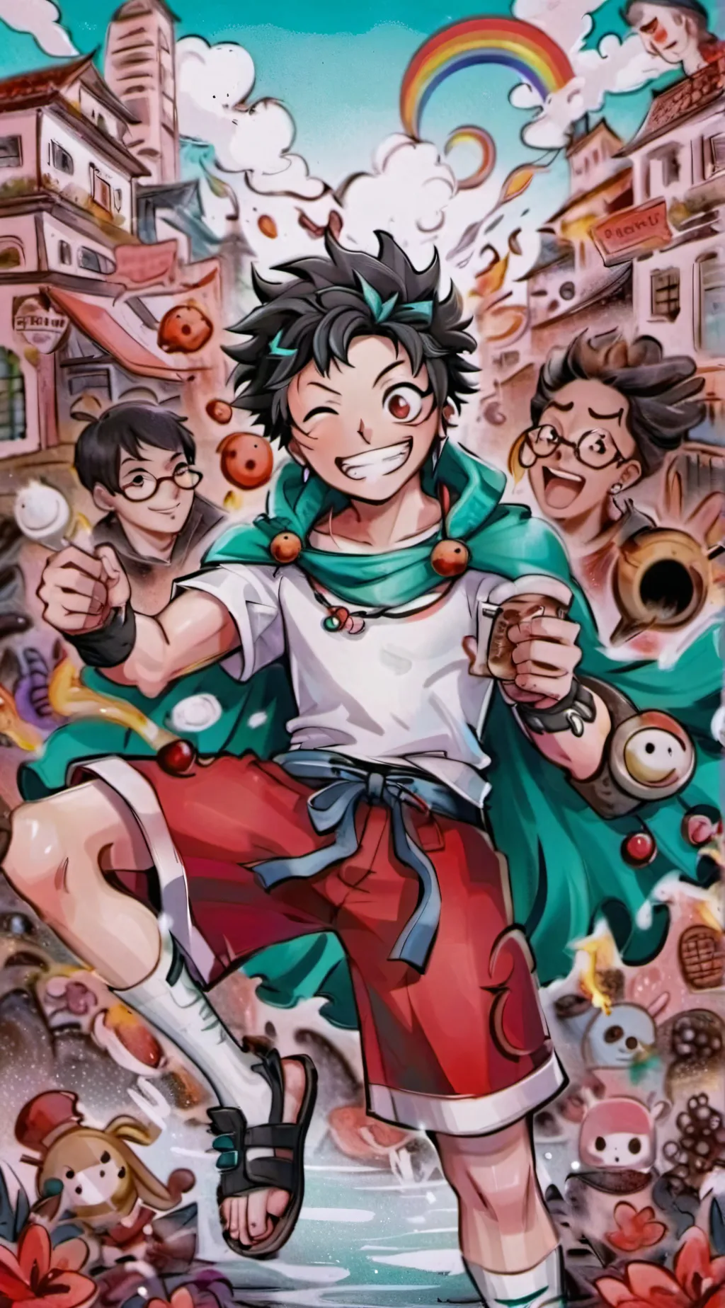 ai character: Mha  background