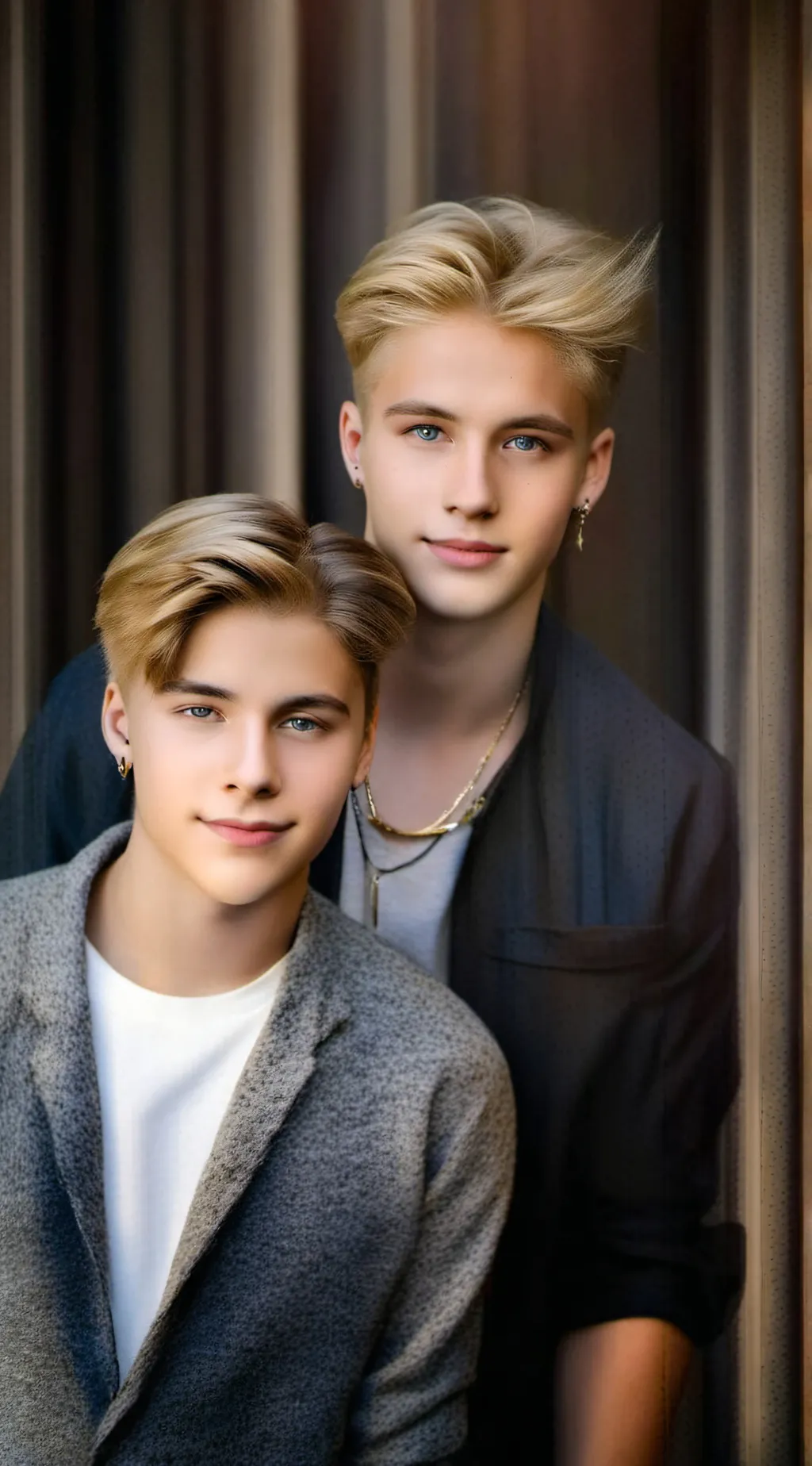 ai character: Steve and Tony background