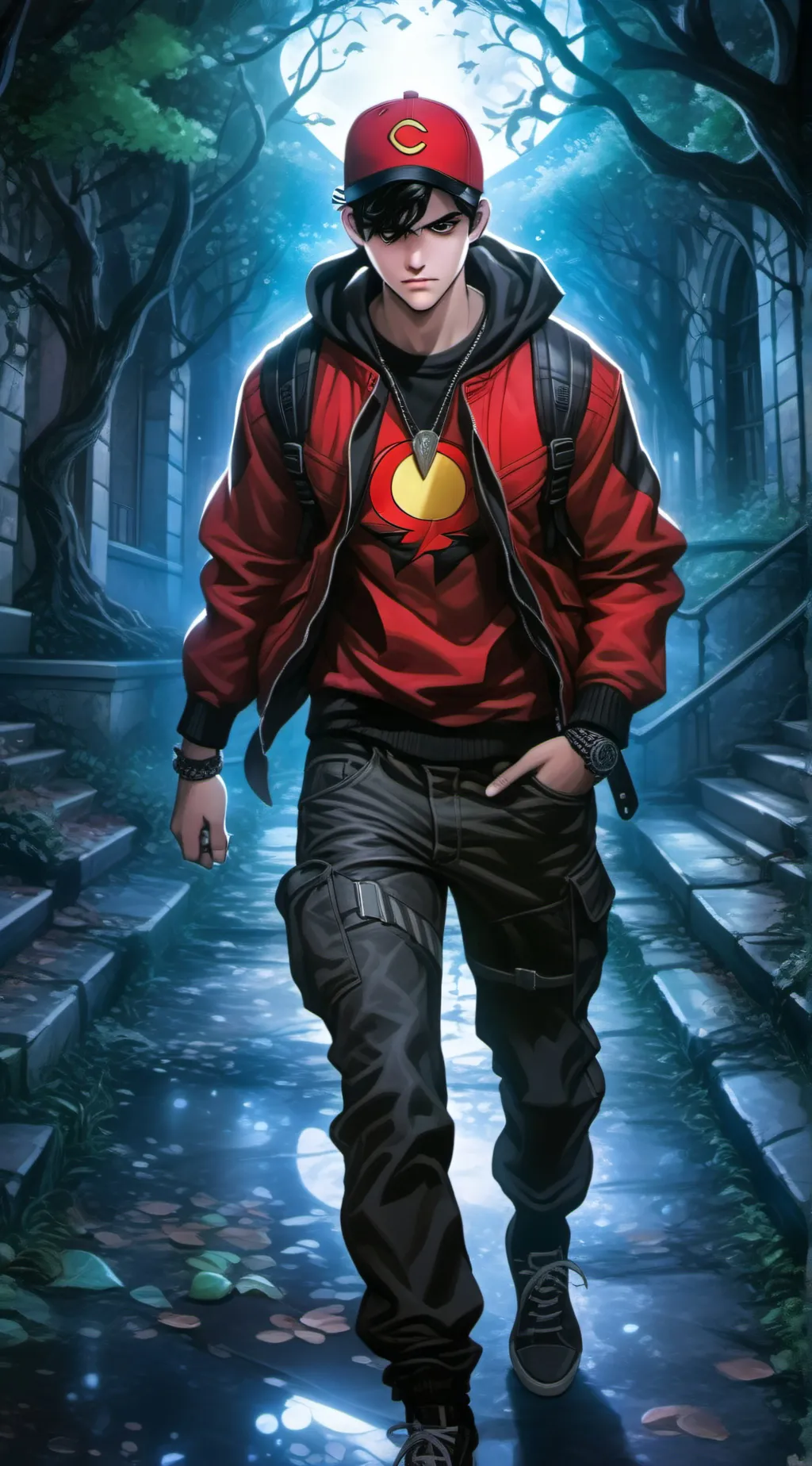 ai character: Tim drake  background