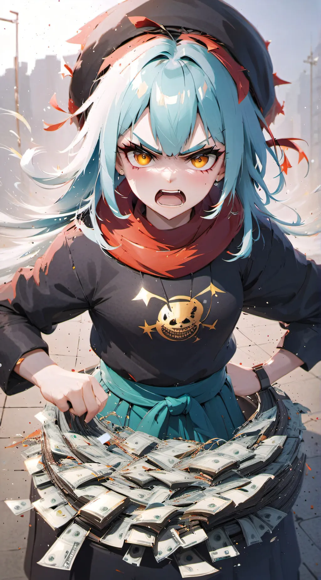 ai character: Cath background