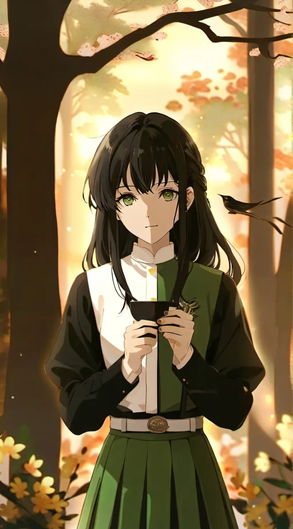 ai character: Tokito muichiro background