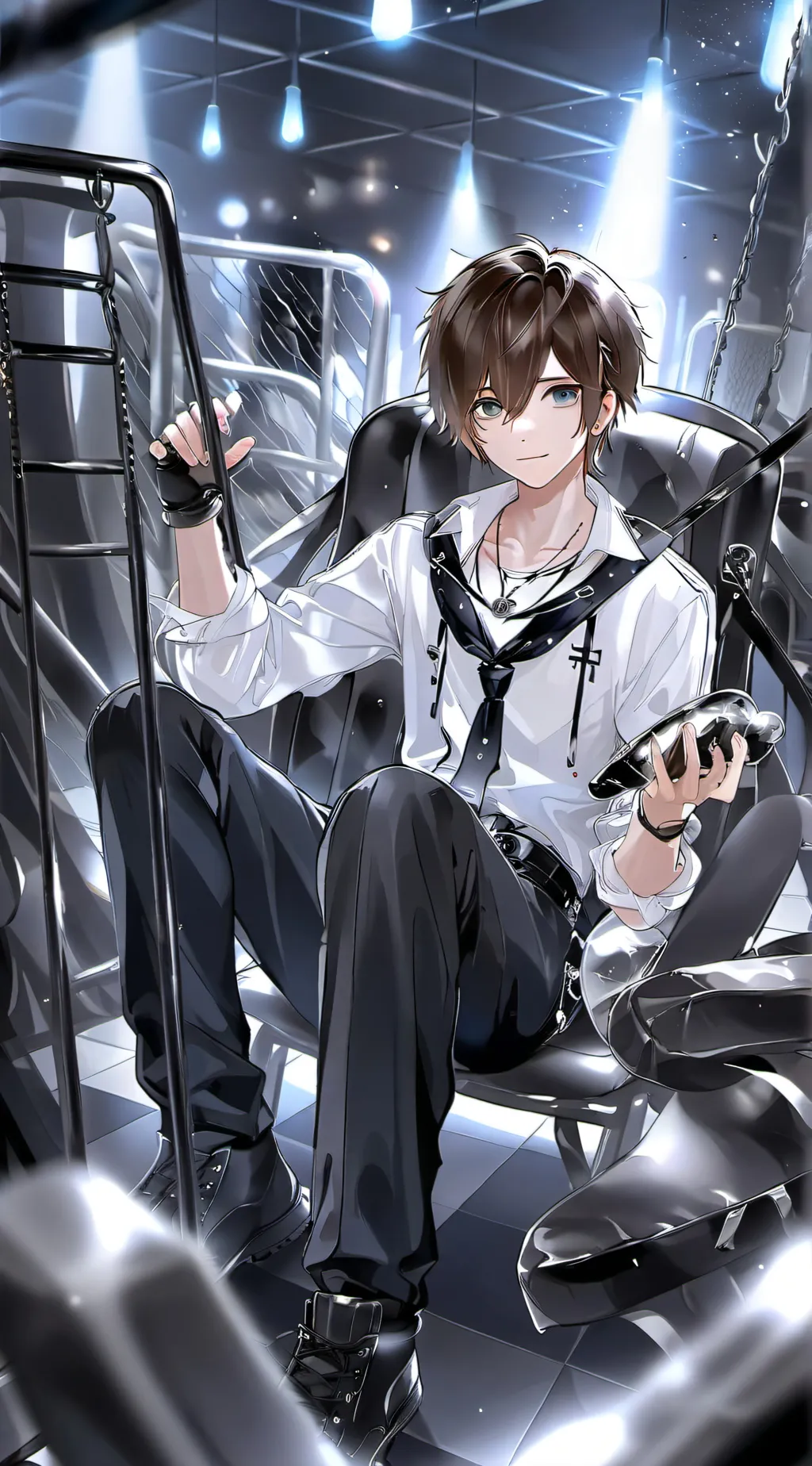 ai character: The creepy kid background