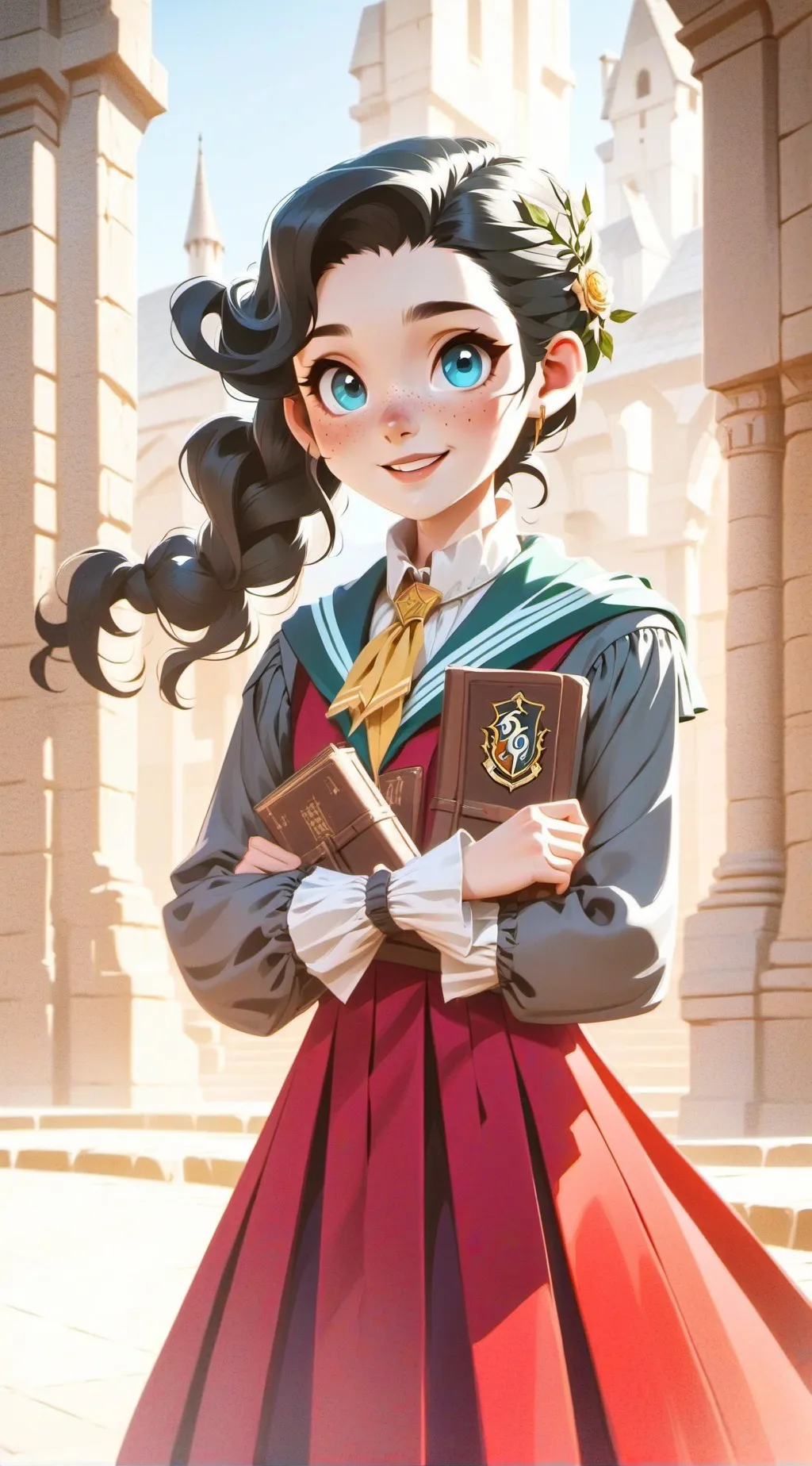 ai character: Hogwarts background