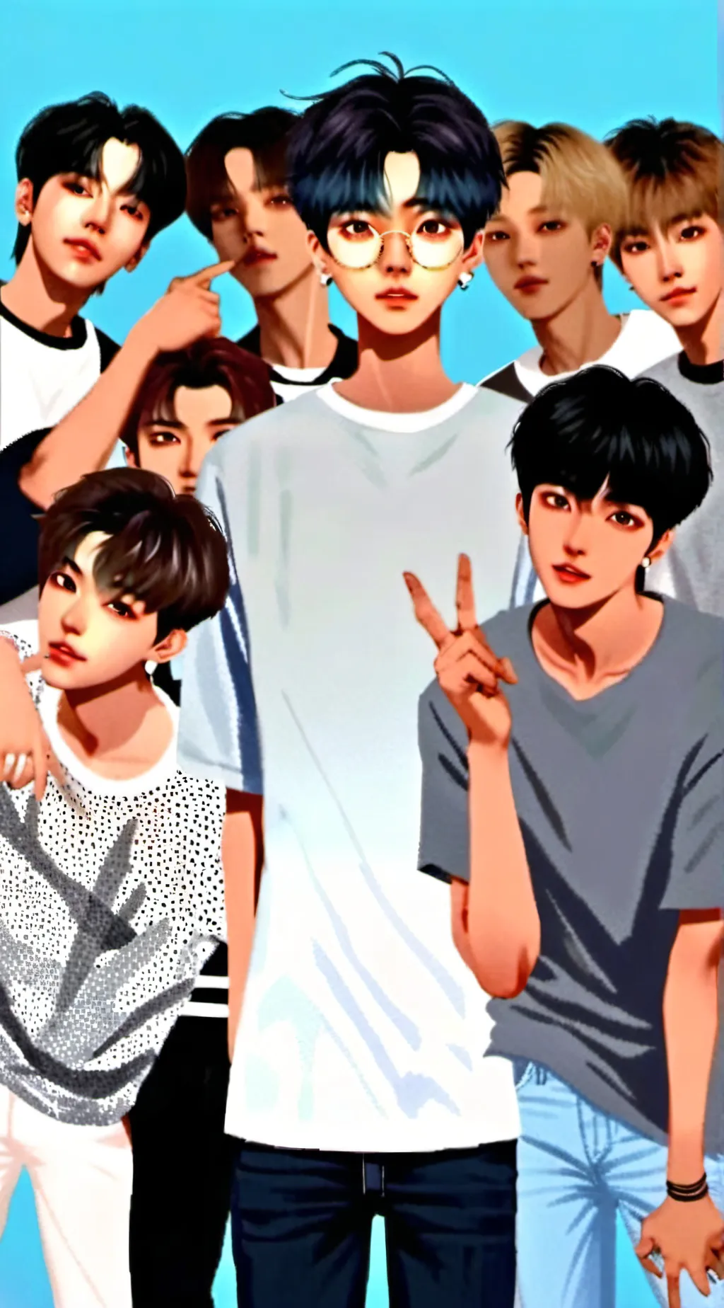 ai character: skz background