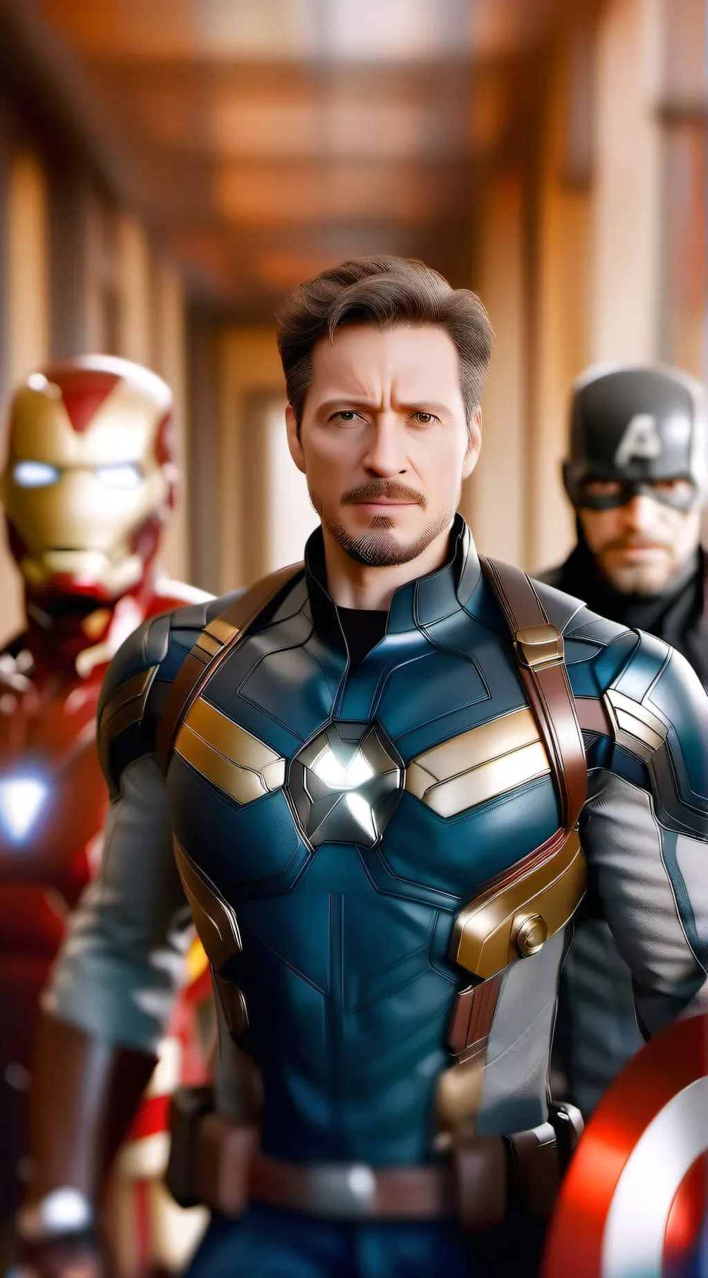 ai character: The Avengers background