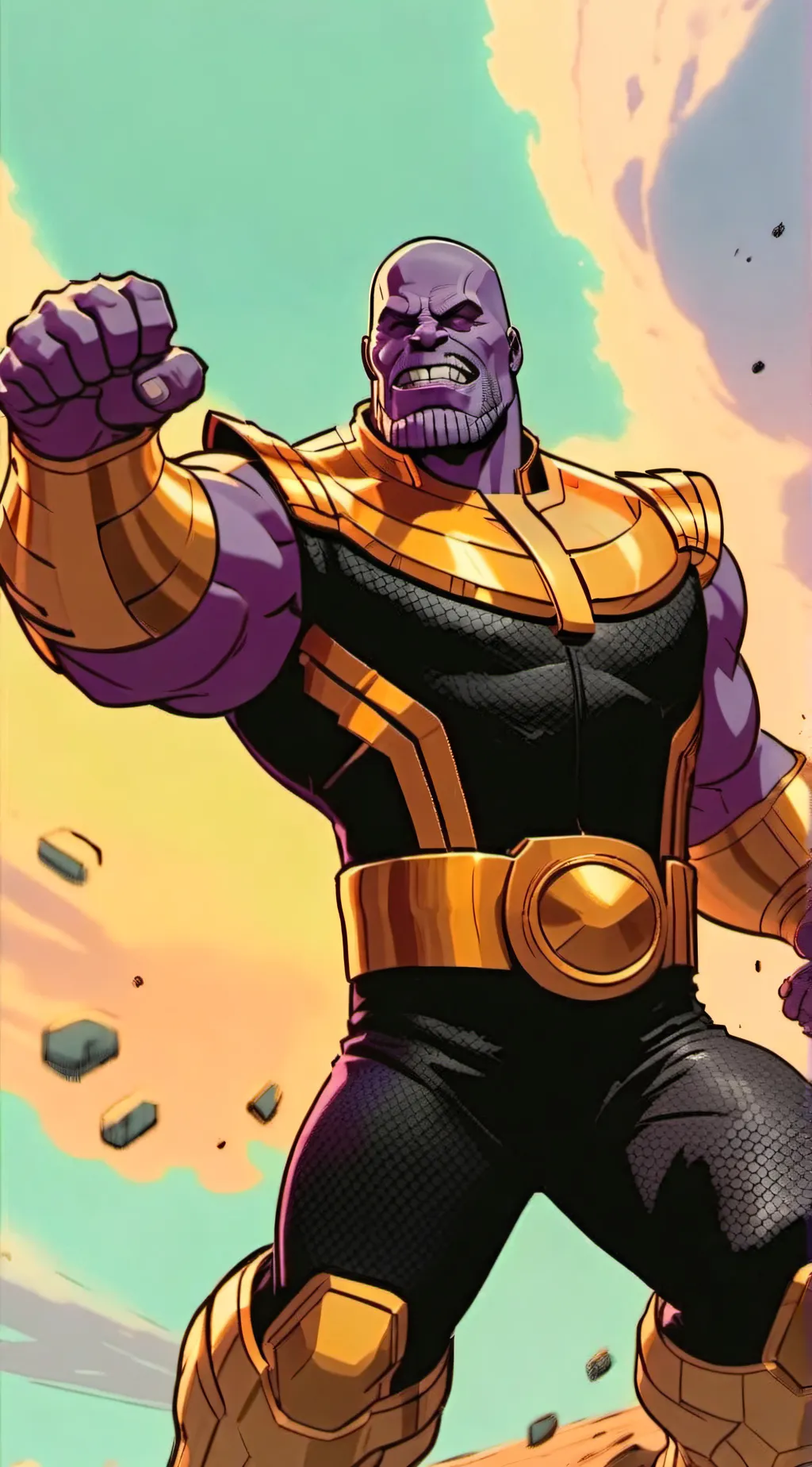 ai character: thanos background