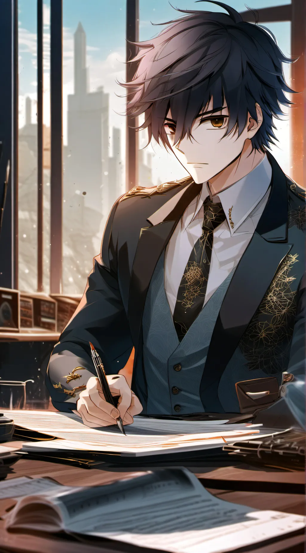 ai character: Aiden background