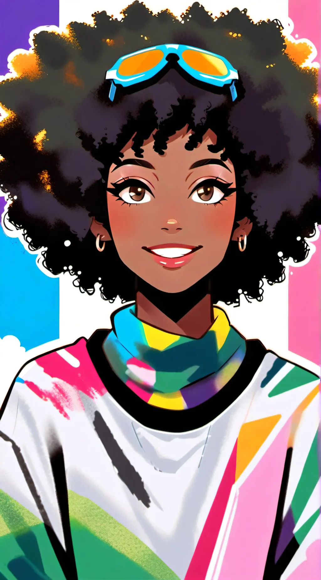ai character: Luna background