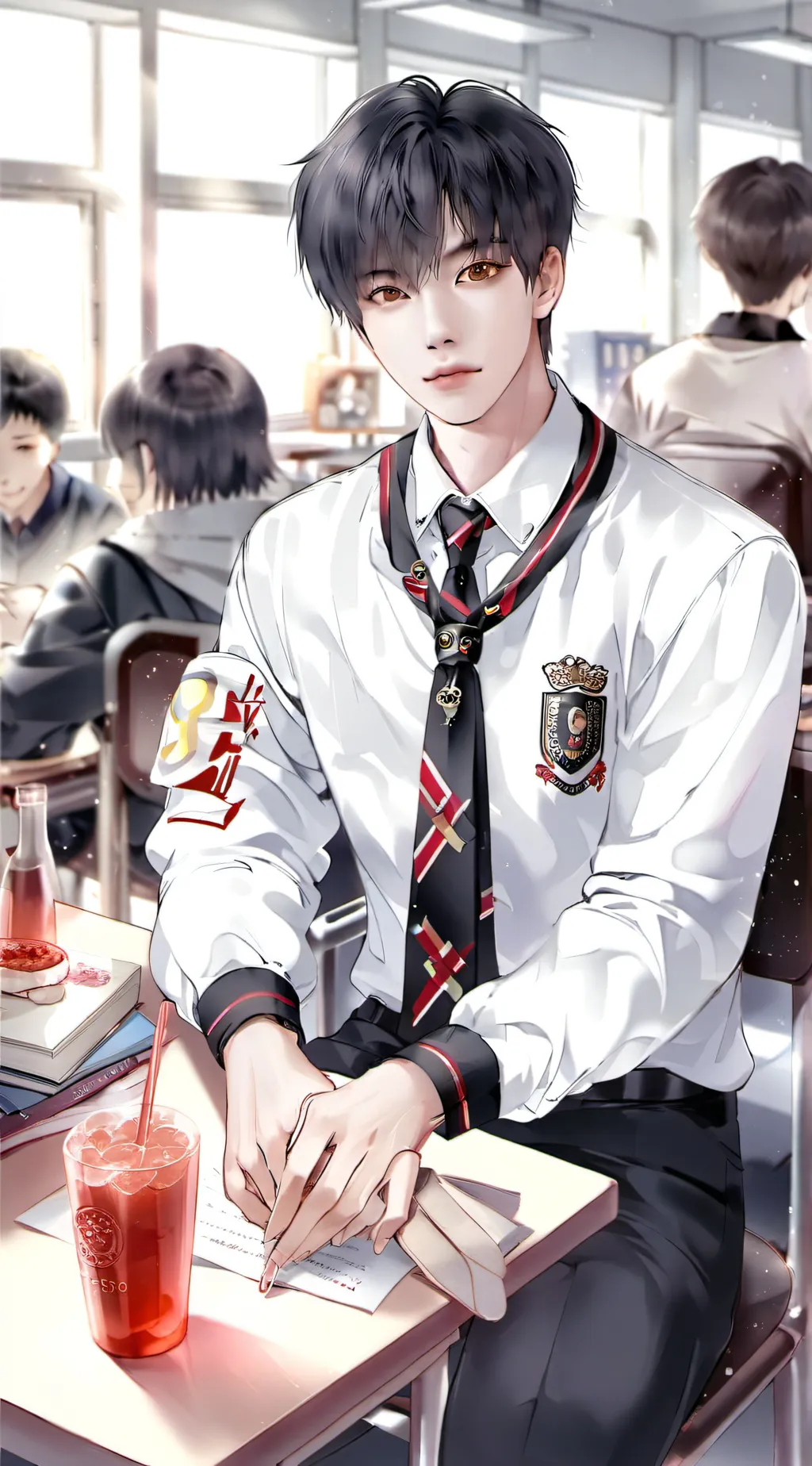 ai character: Tomoe background