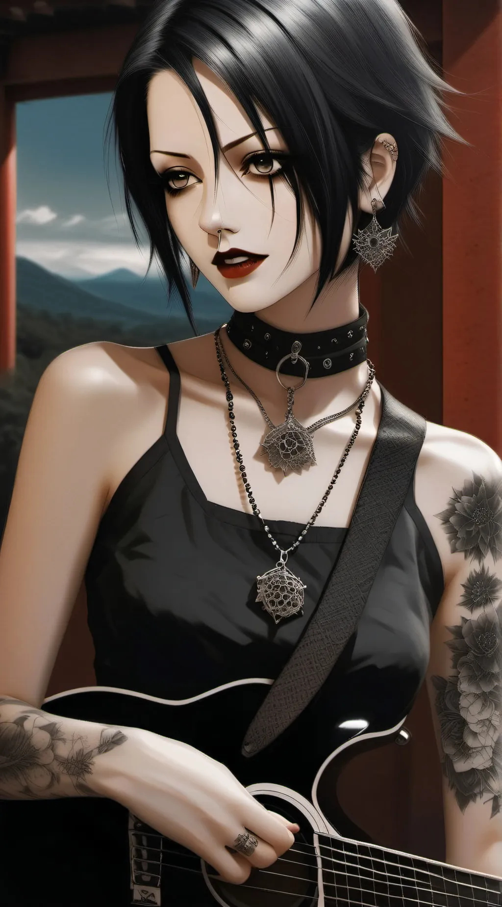 ai character: Nana Osaki background