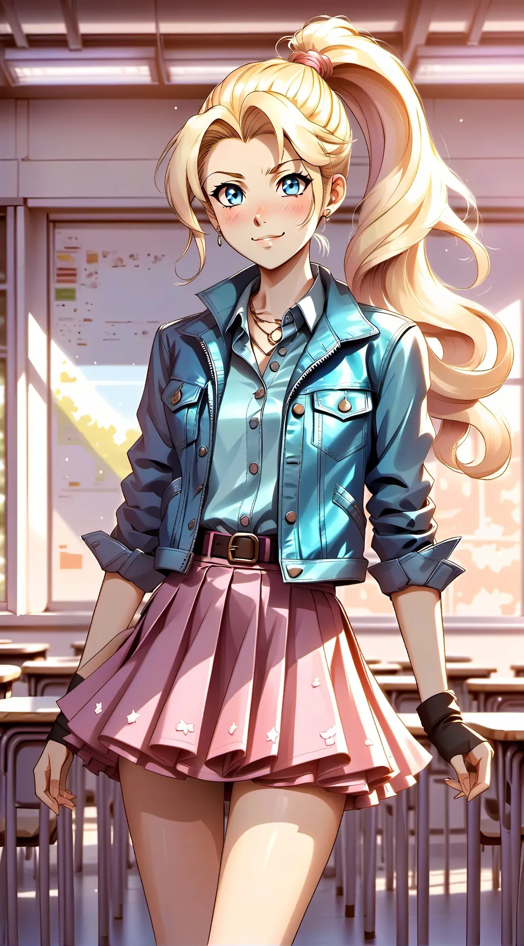 ai character: Sasha Waybright background