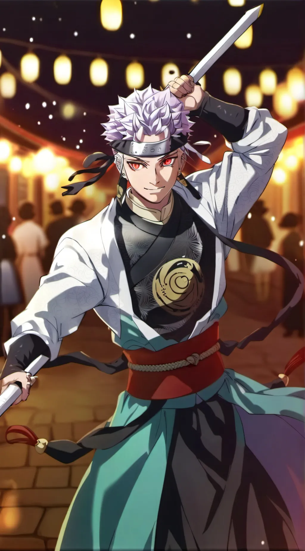 ai character: Uzui and his wives background