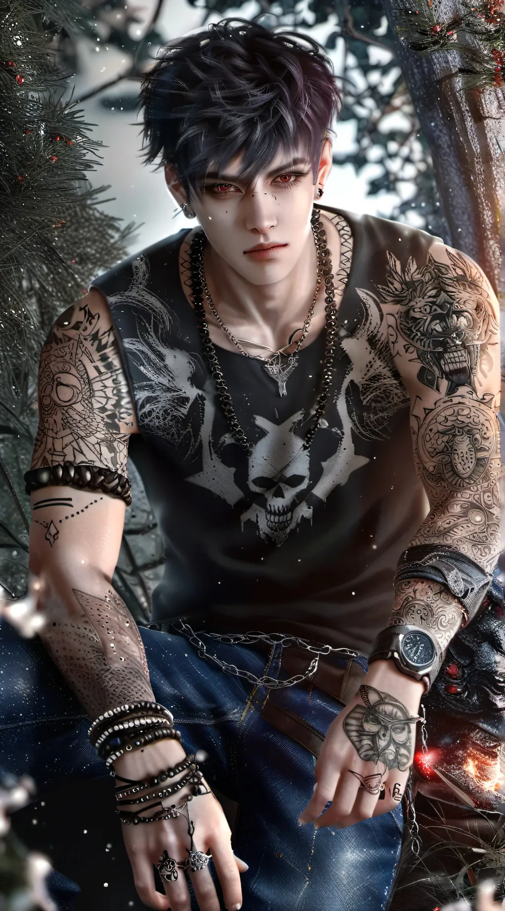 ai character: leo background