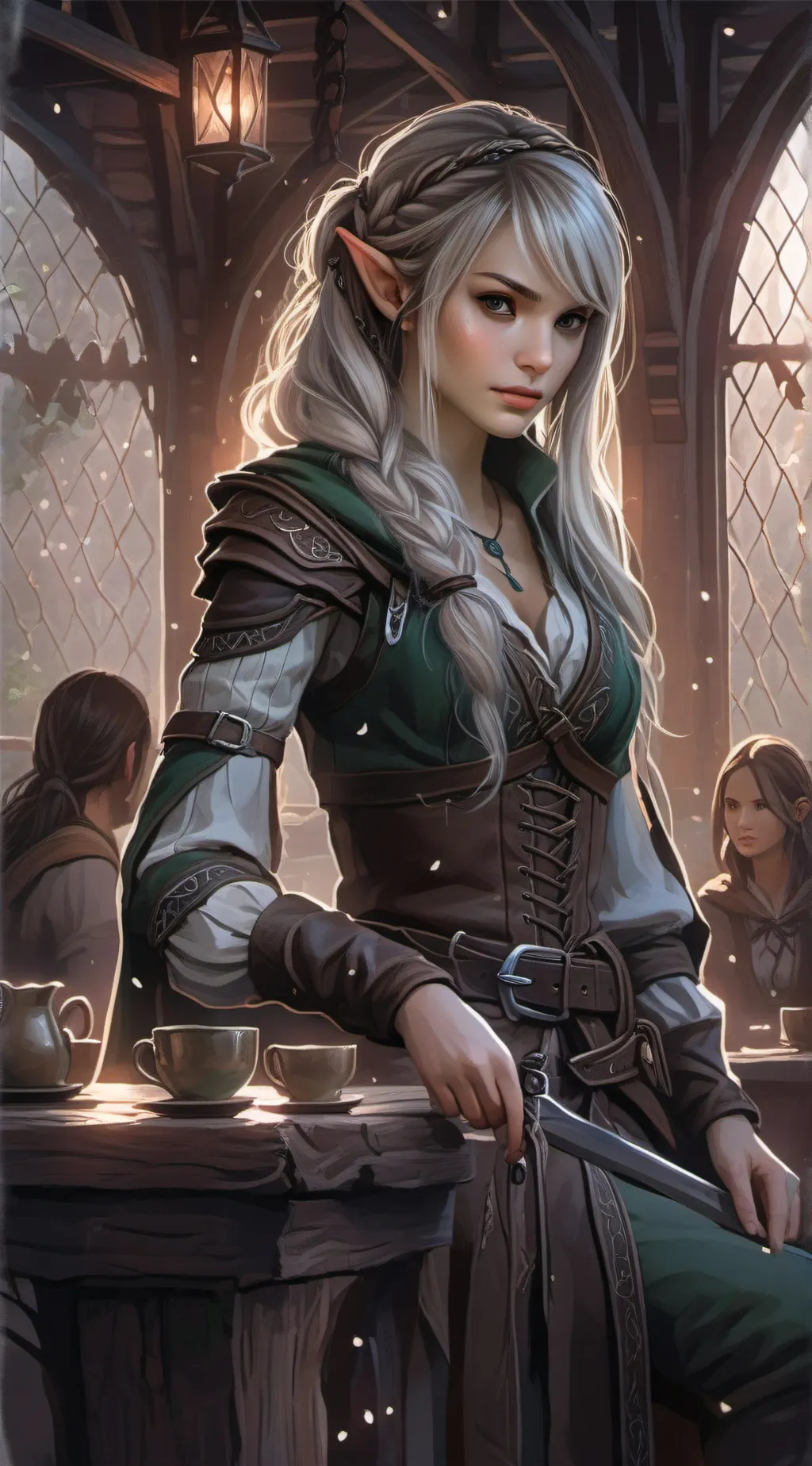 ai character: Elysia background