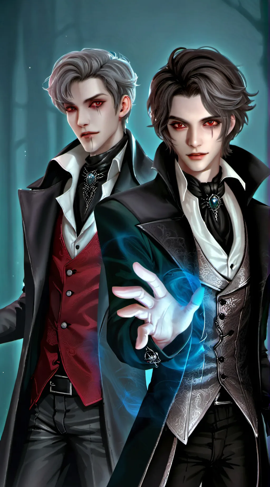 ai character: Vincent and Allen  background