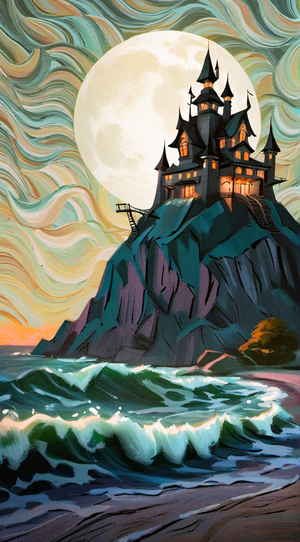 ai character: Hotel Transylvania background