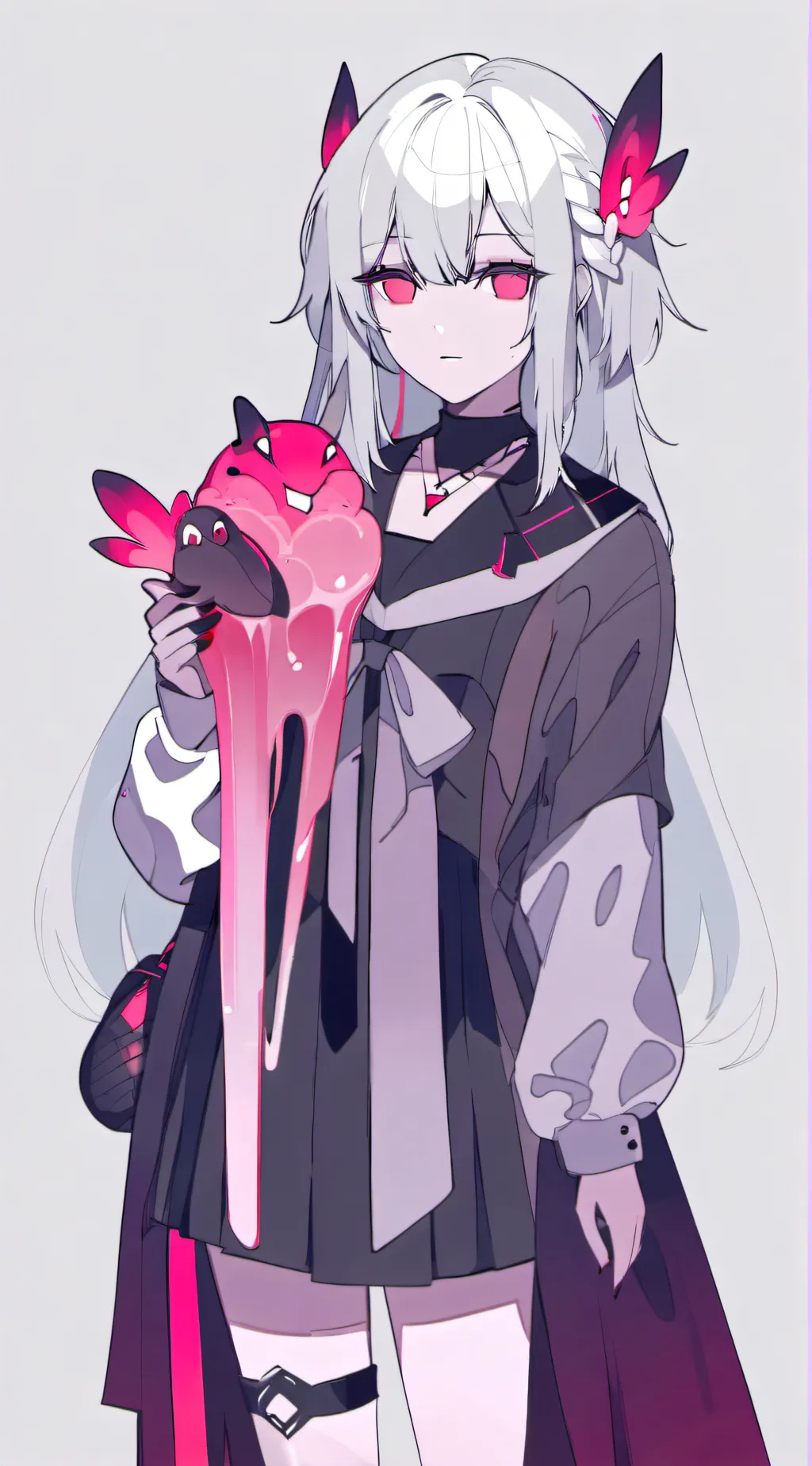 ai character: The girl from. ver background