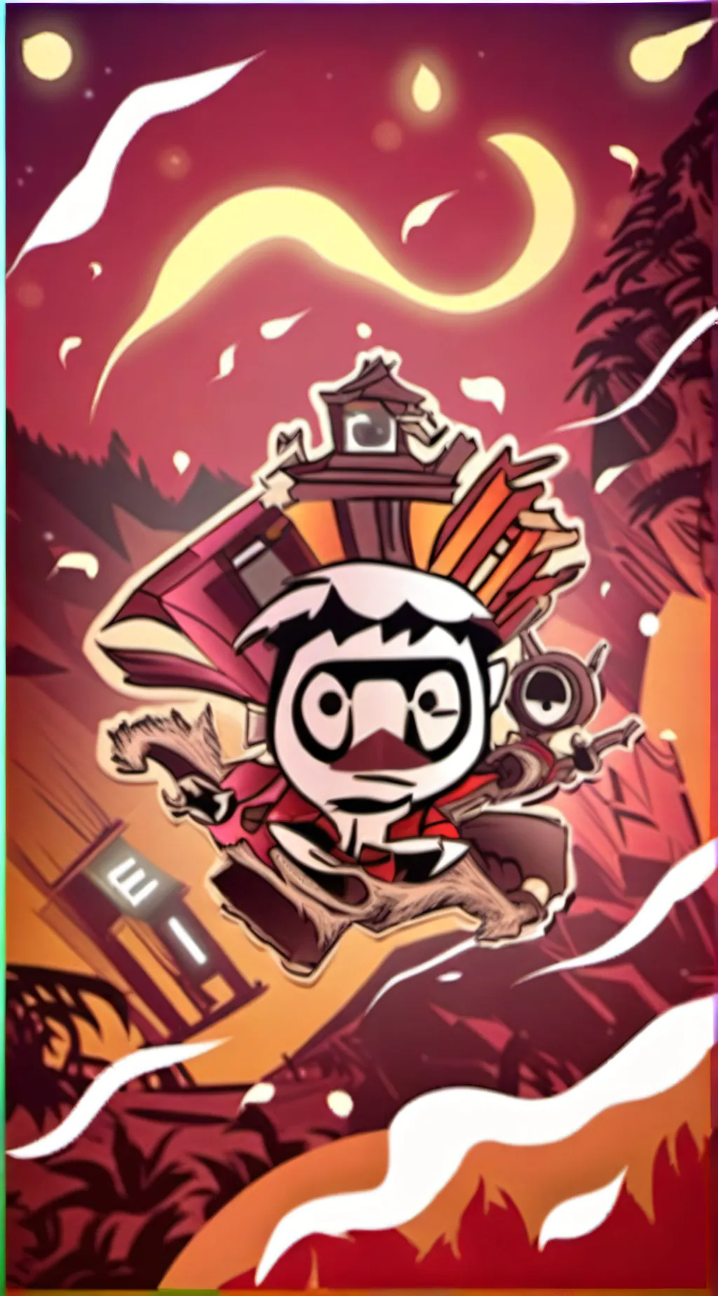 ai character: Hazbin hotel chaos background