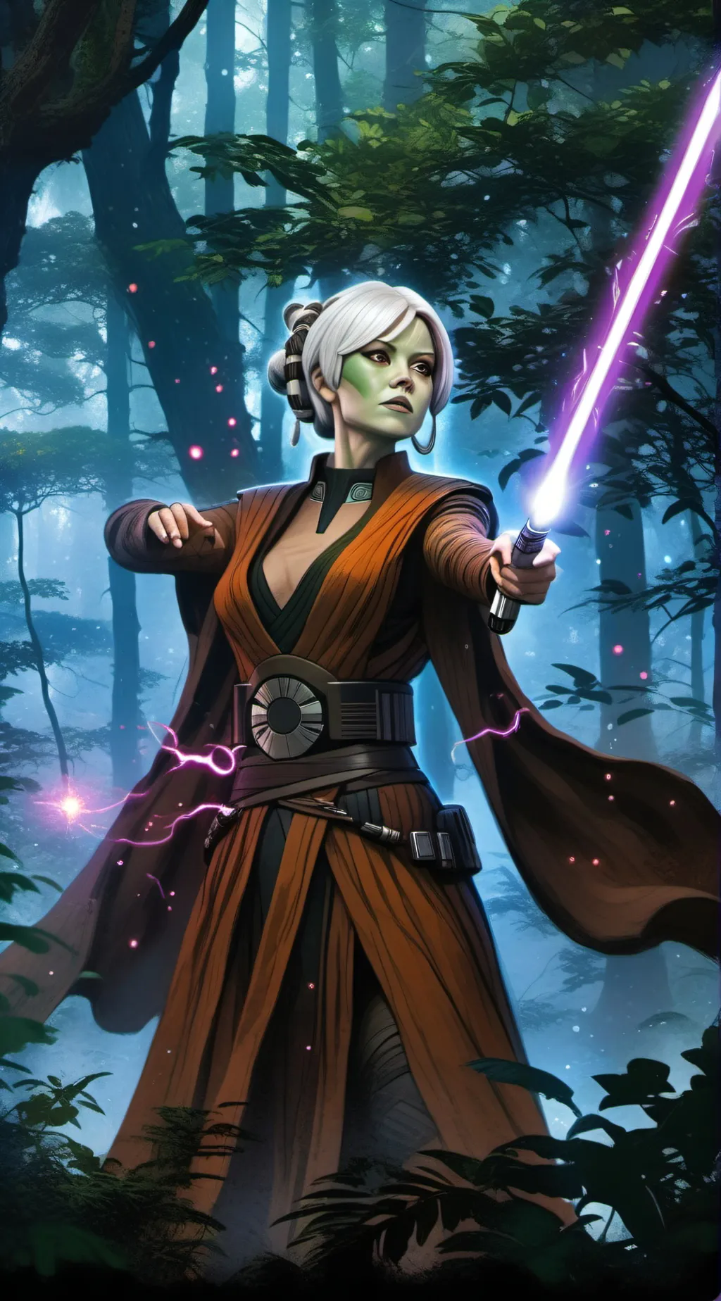 ai character: Asajj Ventress  background