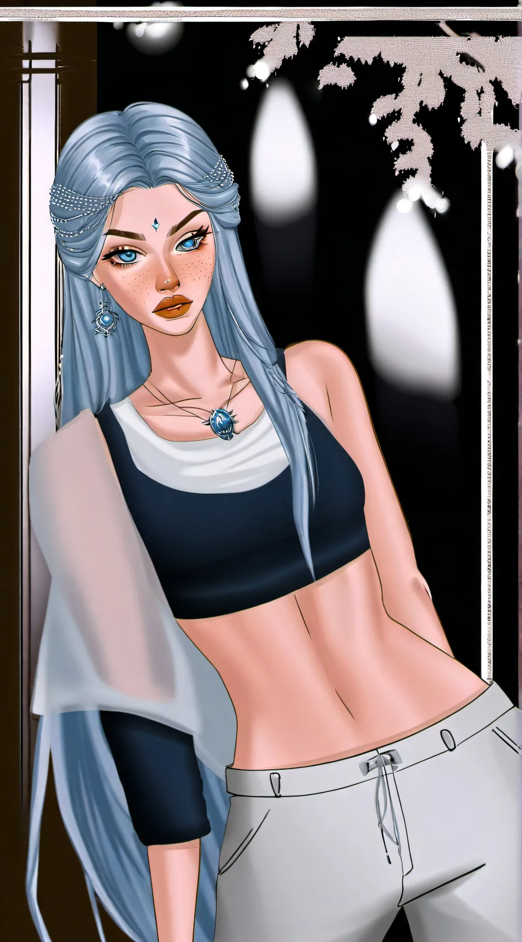 ai character: Faye background