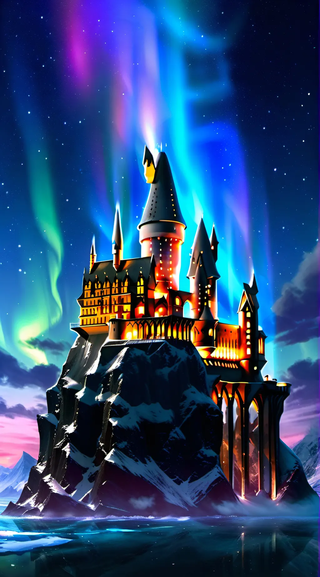 ai character: Hogwarts background