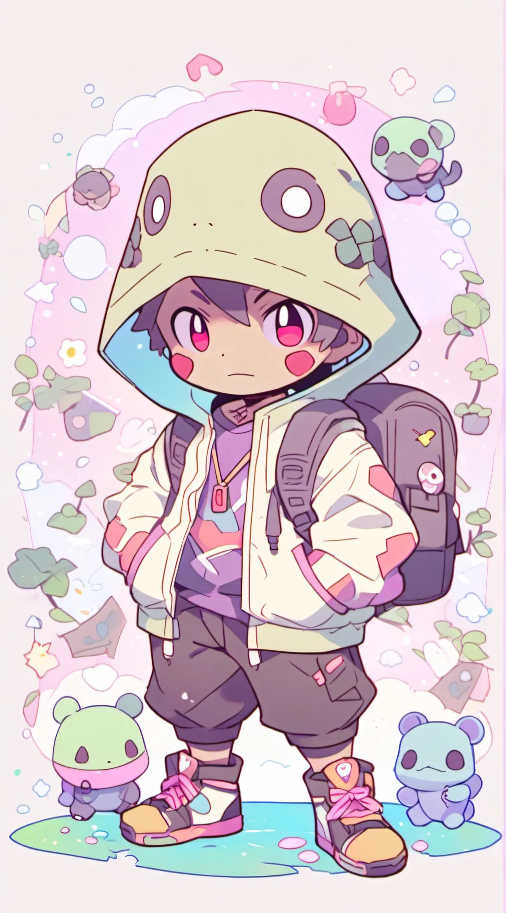 ai character: Donnie's sick day♡ background