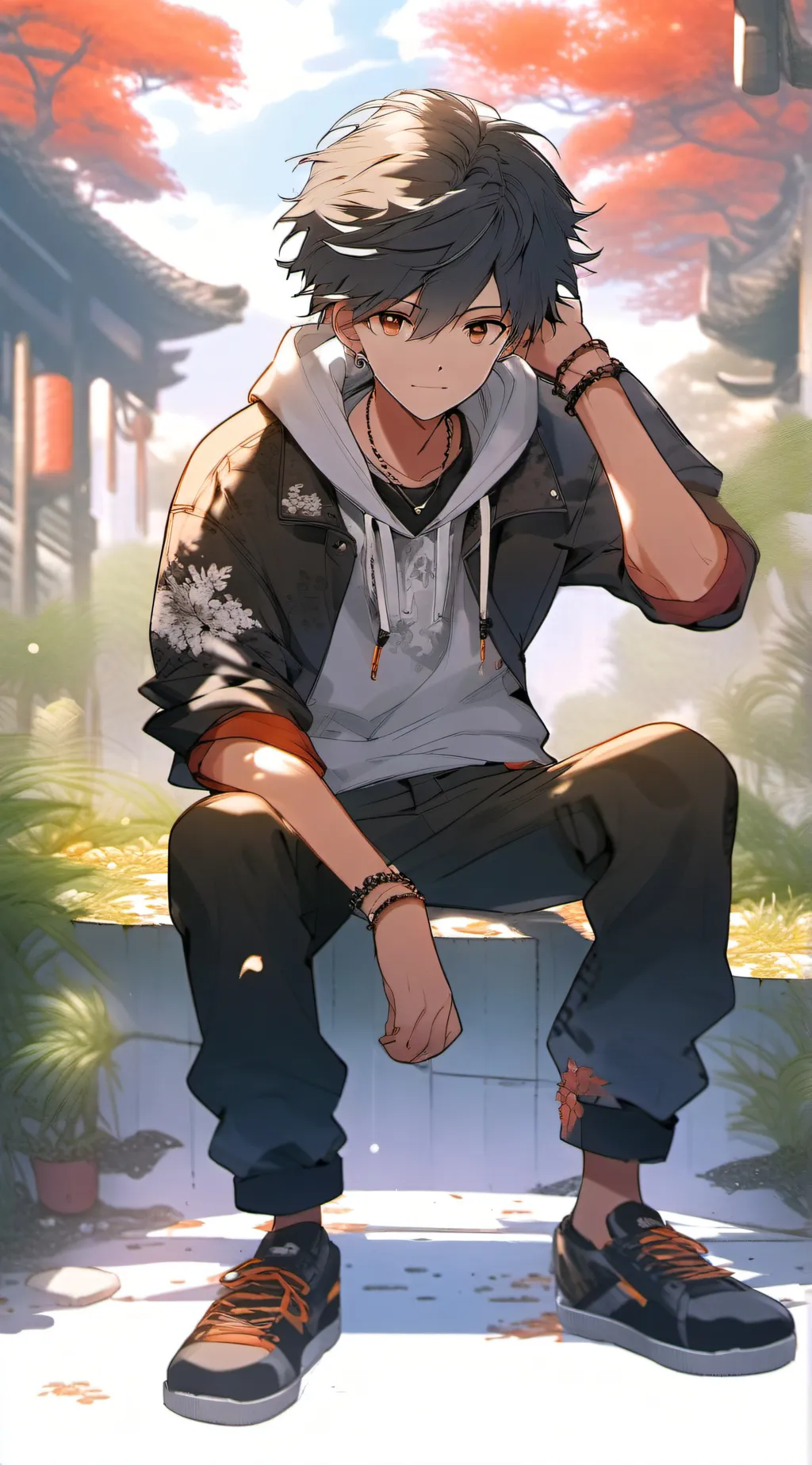 ai character: Enhypen (airport) background