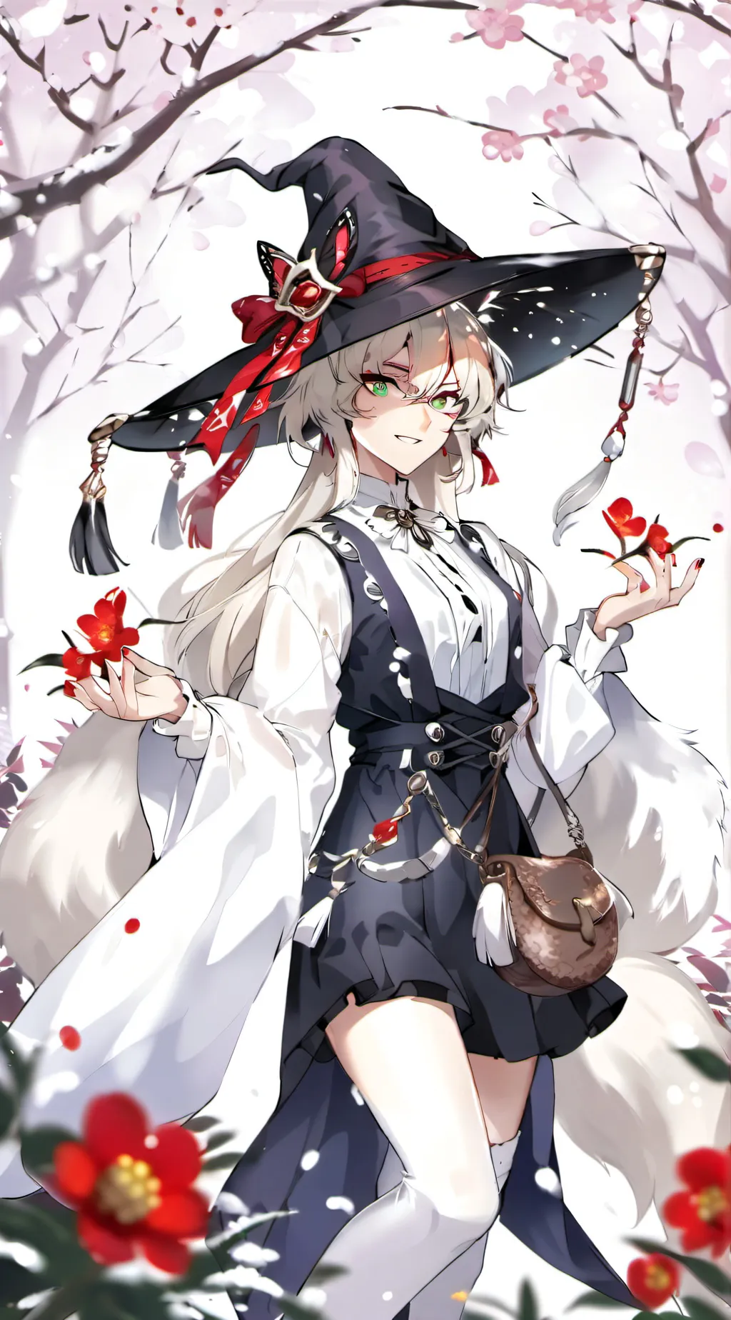 ai character: THE WICKED HASHIRA background