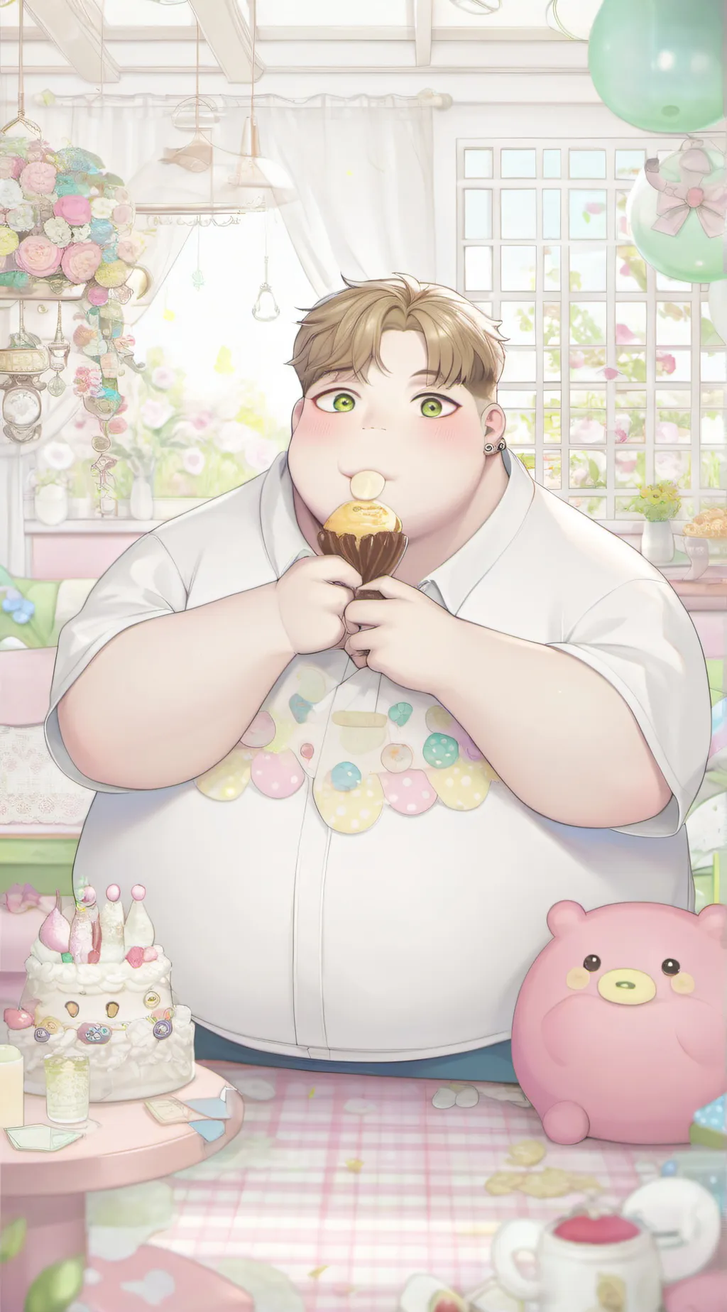 ai character: Rick  background