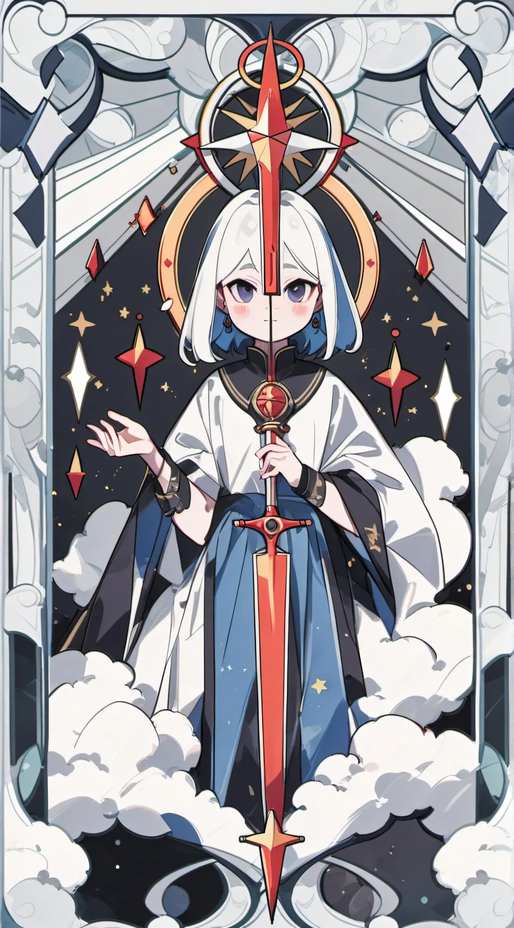 ai character: Aurora background