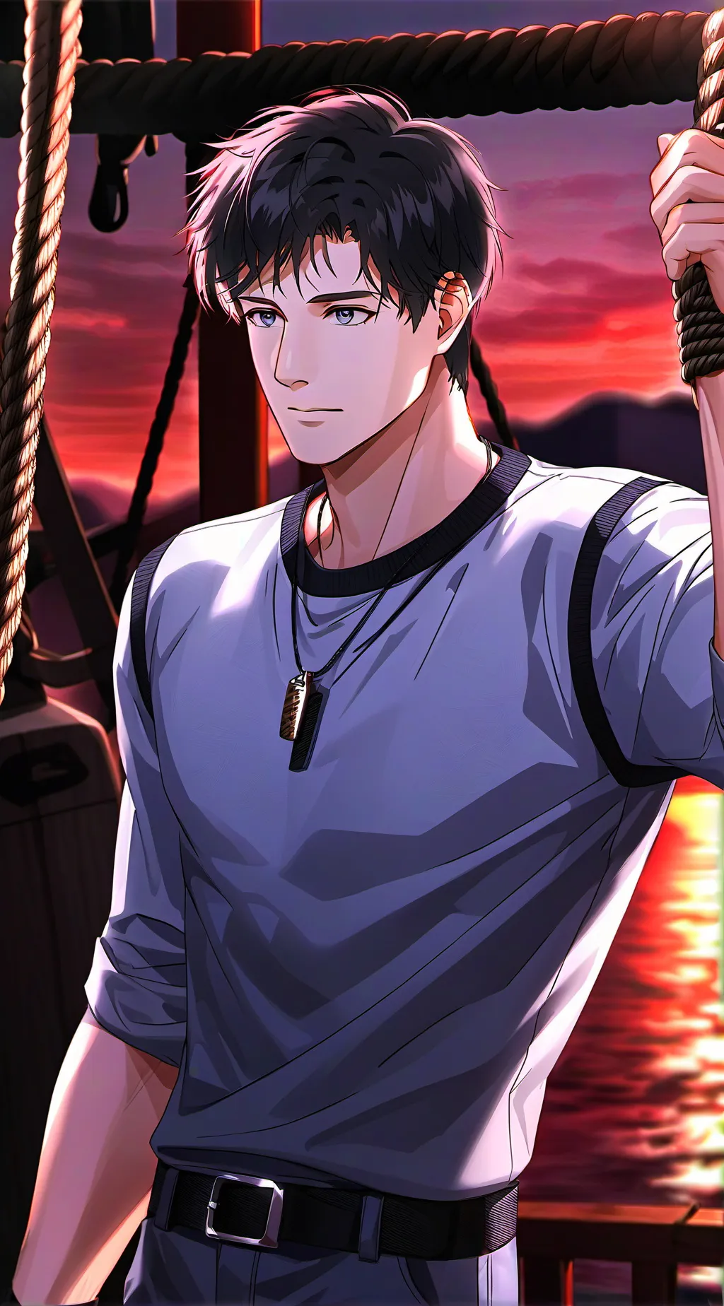 ai character: thicc guy background