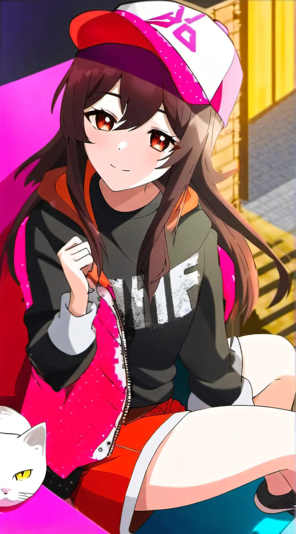 ai character: Mona Blat  background