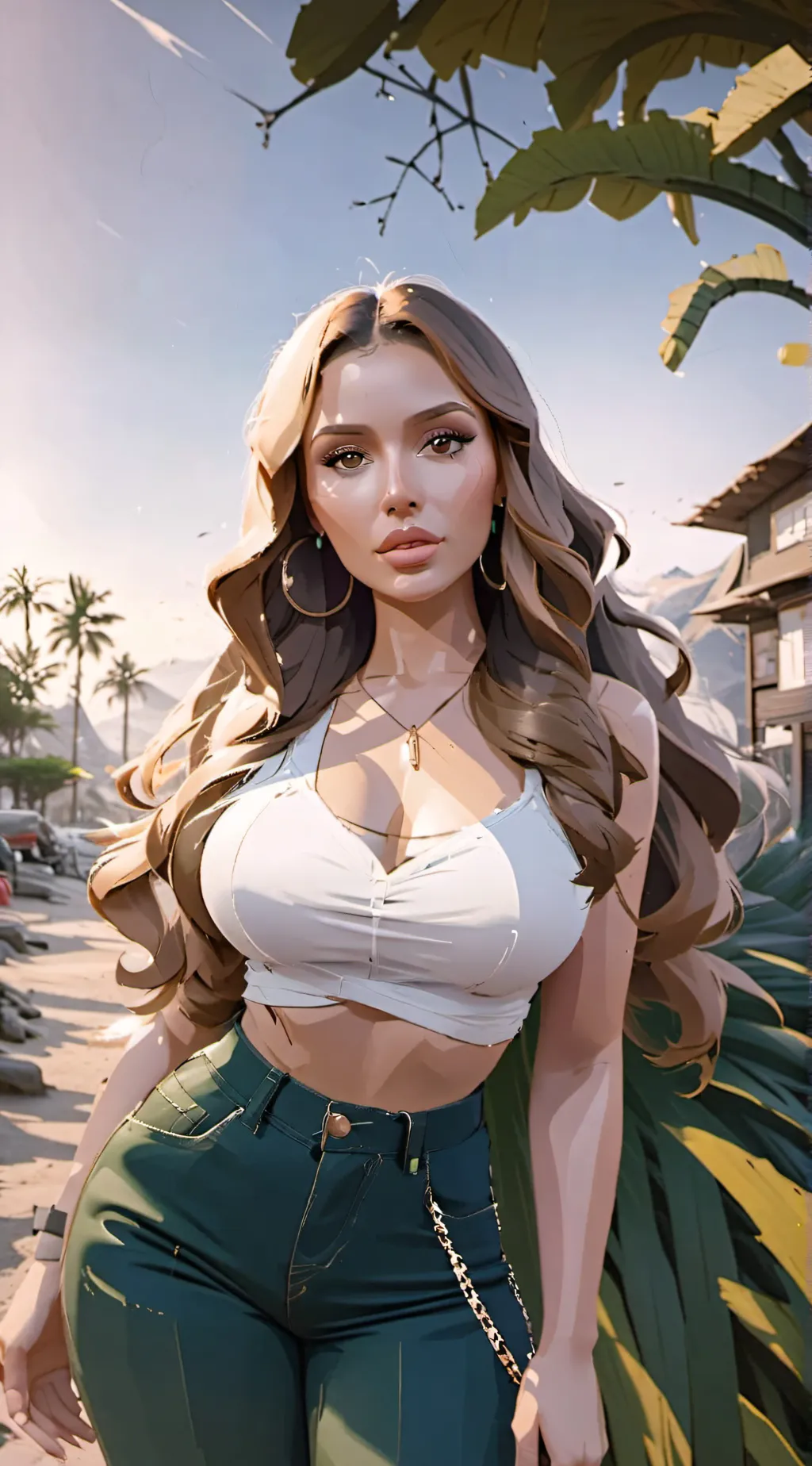 ai character: Kisha  background