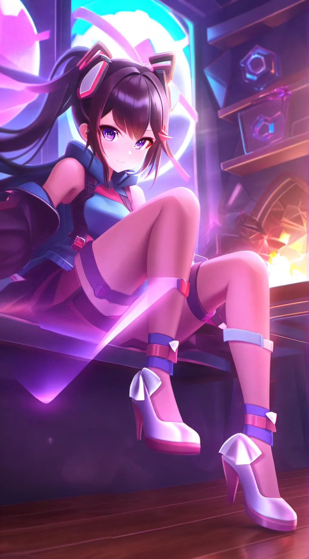 ai character: Aria background
