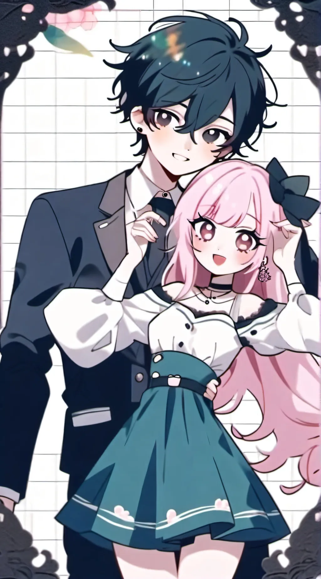 ai character: Andrew and Amy background