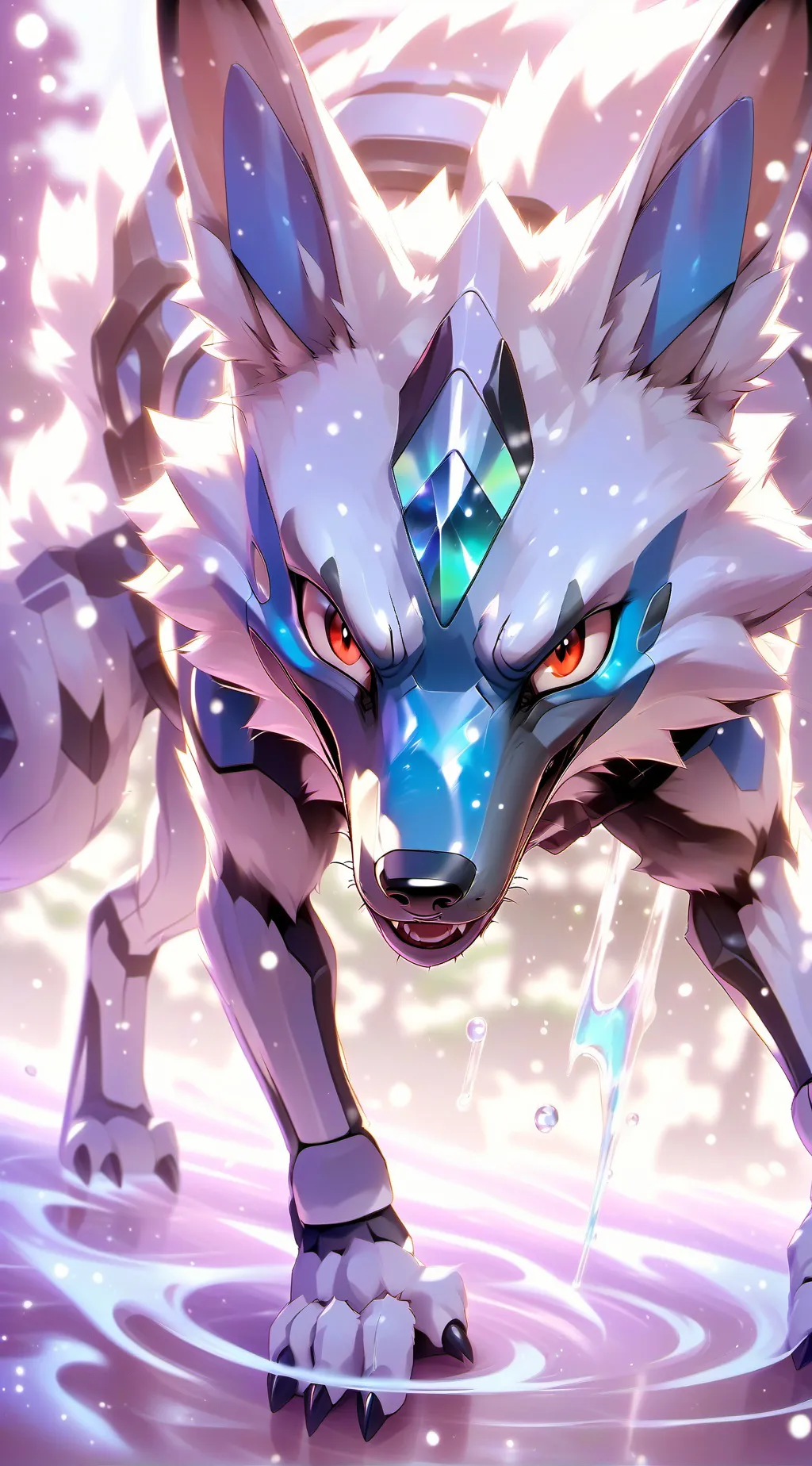 ai character: Lucario background